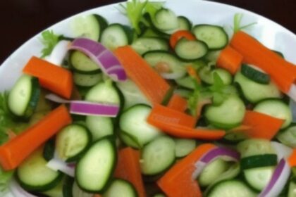 Jak zrobić pyszną sałatkę z ogórków, marchewki i cebuli?